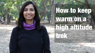 How to Layer Up On a Winter or Summer Trek  Fleece Padded Jacket  Trek With Swathi  Indiahikes [upl. by Nwahsal453]