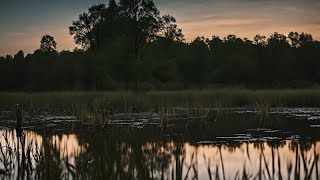 Sleep Better with Swamp Sounds Crickets and Frogs [upl. by Nahtnaoj]