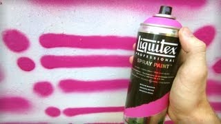 Liquitex Spray Paint Cap Test [upl. by Tilda]