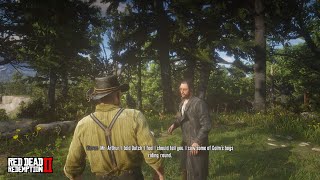 Kieran Tells Arthur He Saw ODriscolls Near Camp  RDR2 [upl. by Aikcin]