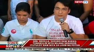 Sen Bong Revilla Handa akong magpakulong kahit na naniniwala akong wala akong kasalanan [upl. by Lenor]