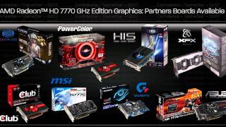 AMD Radeon 7770 HD Edition Graphics Partners Boards Available [upl. by Hayyim]