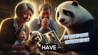 I Saved My Otter Friend from Wild Wolves Without Knowing What Would Happen to Me 💔🐼😭 [upl. by Son]