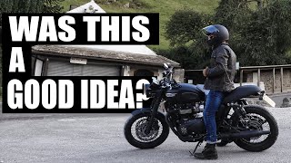 Is The Triumph Bonneville T120 A Good First Bike [upl. by Godden909]