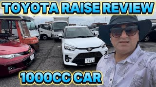 Toyota Raise 1000cc car review  very comfortable and easy drive  shoaib butt japan [upl. by Yenatirb]