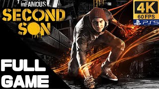 InFAMOUS Second Son Full Walkthrough Gameplay – PS5 4K 60FPS No Commentary [upl. by Akeemat222]