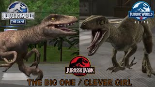 The Big One  Clever Girl  Jurassic World The Game amp Jurassic World Alive [upl. by Nek]