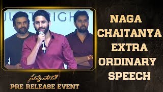 Naga Chaitanya Extra Ordinary Speech Savyasachi Pre Release Event [upl. by Enniroc197]