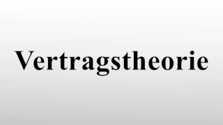 Vertragstheorie [upl. by Arella]