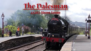 LMS 45627 Sierra Leone Galatea Returns With The Dalesman  040723 [upl. by Eilahtan]