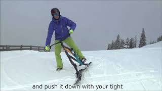 How to Skibike  Braking [upl. by Ervin]