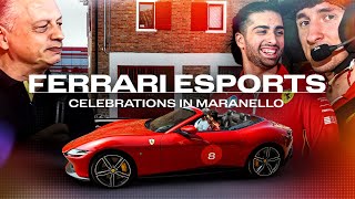 Ferrari Esports Championship Celebrations and Test Drives at Fiorano [upl. by Domella]