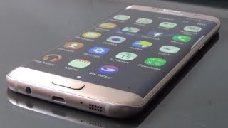 Samsung Galaxy S7 Edge Gold Full Review and Unboxing [upl. by Oilla409]