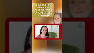 Cuidados pré e pós operatórios da Cirurgia à Endometriose e Adenomiose [upl. by Anna15]