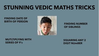 Stunning Vedic Math tricks [upl. by Samtsirhc]