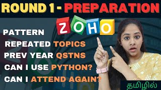 ZOHO ROUND 1 ✔  APTITUDE Preparation💯💥 in Tamil  ZOHO  Software Developer amp Quality Analyst👩🏻‍💻🚀 [upl. by Eislrahc300]