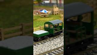 The Wickham Trolley Car Running on the Railway train modeltrains modelrailway [upl. by Aitropal]