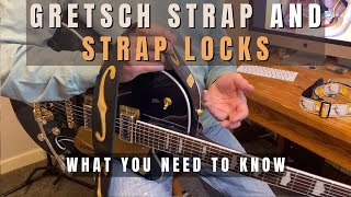 Gretsch Built In Strap Locks  What You Need To Know 5420tg [upl. by Amersham626]