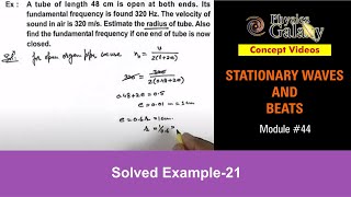 Class 11 Physics  Stationary Waves amp Beats  44 Solved Example21 on Superposition of Waves [upl. by Hoang]