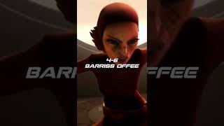 Asajj Ventress vs Barriss Offee Star Wars [upl. by Nagiem]