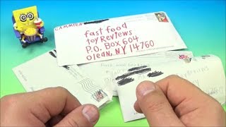 FastFoodToyReviews Viewer fan mail 2172019 [upl. by Jotham]