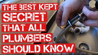 PLUMBING HACK ALL PLUMBERS SHOULD KNOW Its SO Good [upl. by Aihtnys]