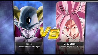 Xenoverse 2  Requested match PC Moro Ultra Ego vs Goku Black Super Saiyan Rosé 5 [upl. by Aix]