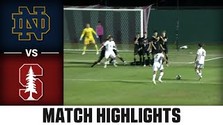 Notre Dame vs Stanford Match Highlights  2024 ACC Mens Soccer [upl. by Delwyn595]