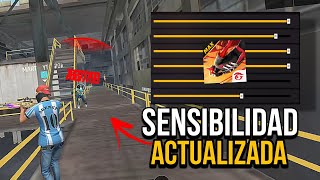 ✅ SENSIBILIDAD ACTUALIZADA⚙️Para dar TODO ROJO en FREE FIRE [upl. by Ennoryt643]