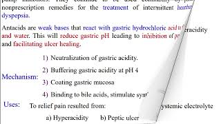 11 Medicinal Chemistry of GIT drugs Part  2 شرح بالعربي [upl. by Tatum]