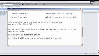 Copy sap script one client to another  ABAP 800 to 810 [upl. by Zeena694]