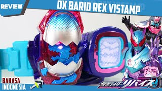 REVIEW  DX BARID REX VISTAMP  DXバリッドレックスバイスタンプ Kamen Rider REVICE BARID REX GENOME 仮面ライダーリバイス [upl. by Olsen]