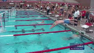 Mens 400 Medley Relay A Final  2024 SUMMER SPEEDO SECTIONALS Central Zone East Sectional Columbus [upl. by Obau219]