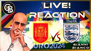 SPAGNA INGHILTERRA  REACTION ALLA FINALE EURO 2024 [upl. by Entroc]