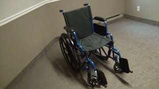 Blue streak wheelchair review [upl. by Macnamara630]