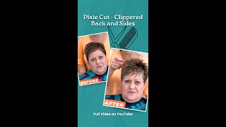 Chic pixie cut with clipped details [upl. by Klayman]