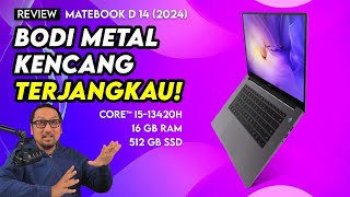 Bodi Metal Kencang dan Terjangkau Review MateBook D 14 2024 [upl. by Bent714]