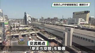 ＪＲ宇都宮駅西口周辺地区の２５年後の姿を話し合う 広域的な交流拠点「駅まち空間」整備へ [upl. by Ahsiki]