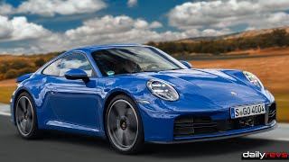 2025 Porsche 911 Carrera  Lugano Blue  Design Showcase Footage [upl. by Ynnus]