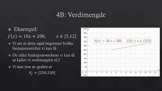 1P  Definisjonsmengde og verdimengde [upl. by Atiuqahc]