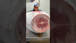 Huge Frozen Tuna Cutting food seafood tuna japan [upl. by Fortna693]