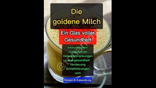 Die goldene Milch kurkuma ingwer gesundheit tips diy fyp fitness fürdich beauty [upl. by Tidwell]