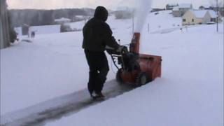 Ariens Snow blower in action Review [upl. by Pfister]