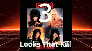 Motley Crue • Looks That Kill CC Upgraded Video 🎤 Karaoke Instrumental Lyrics [upl. by Phia952]