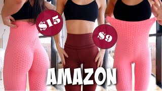 Leggings Try On Haul  Amazon Edition [upl. by Nishom]