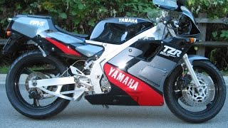 Yamaha TZR 250 exhaust sound and fly by [upl. by Hasan790]