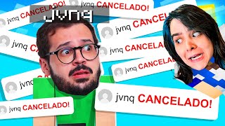 JVNQ CANCELADO ACABOU  BedWars Minecraft [upl. by Inohs]