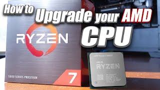 How to Upgrade an AMD Ryzen CPU AM4 Socket [upl. by Winser]