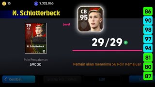 racikan standar n schlotterbeck cb max 95 efootball 2024 mobile [upl. by Cinderella]