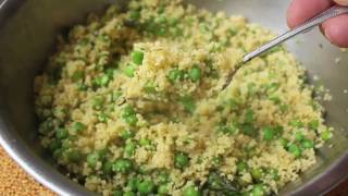 Couscous Primavera Recipe  Spring Vegetable Couscous Side Dish [upl. by Ullman794]